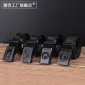 潮侨工厂**4.0CM**加厚牛筋带自动扣皮带航空带腰带出口外贸
